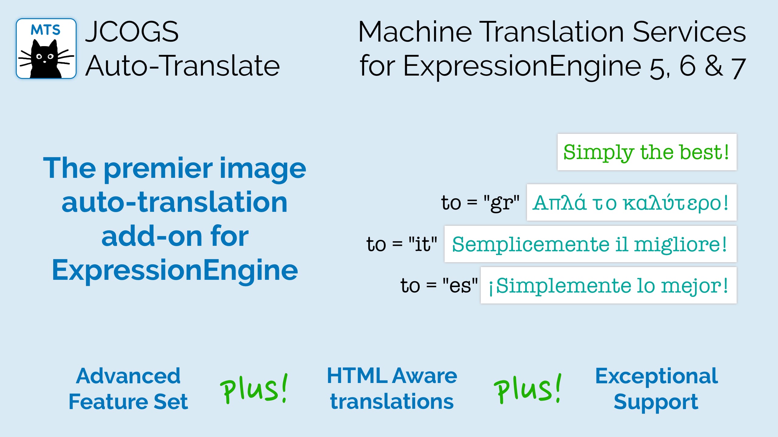 The premier Auto-Translation add-on for EE5 and EE6