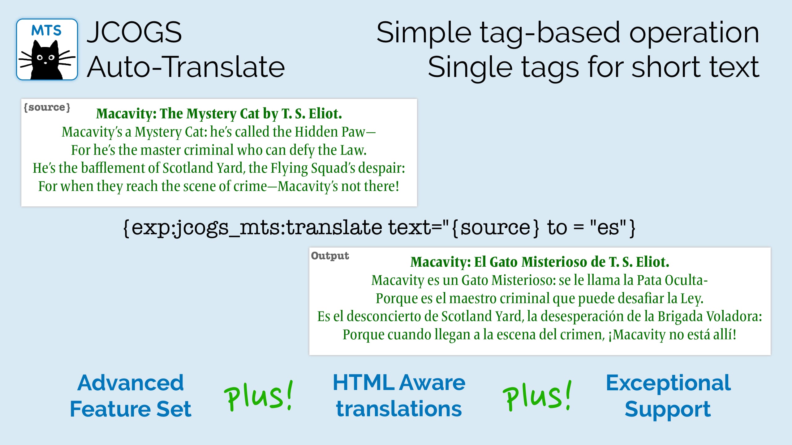 Simple tag-based operation - single tag