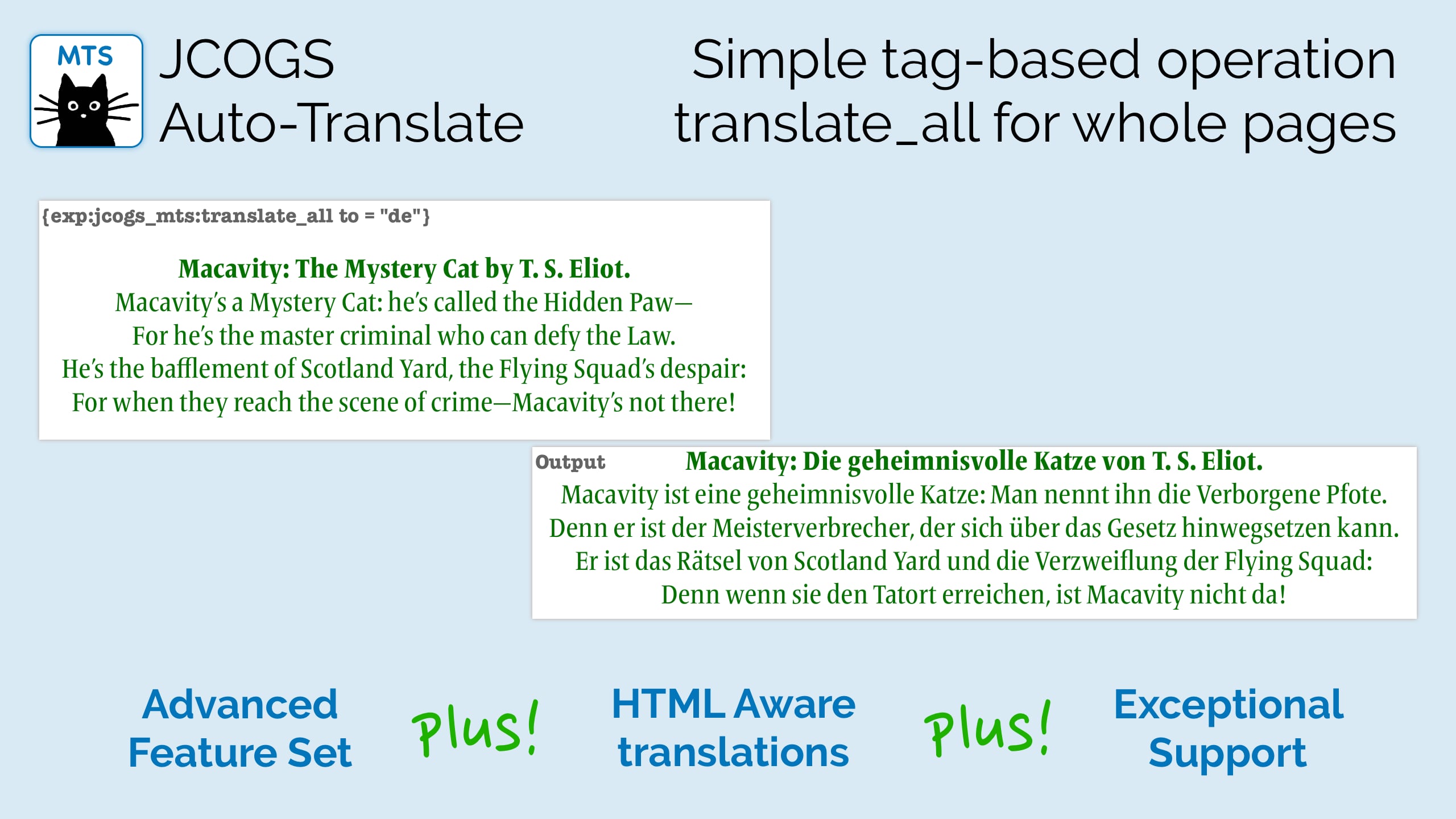 Simple tag-based operation - translate all