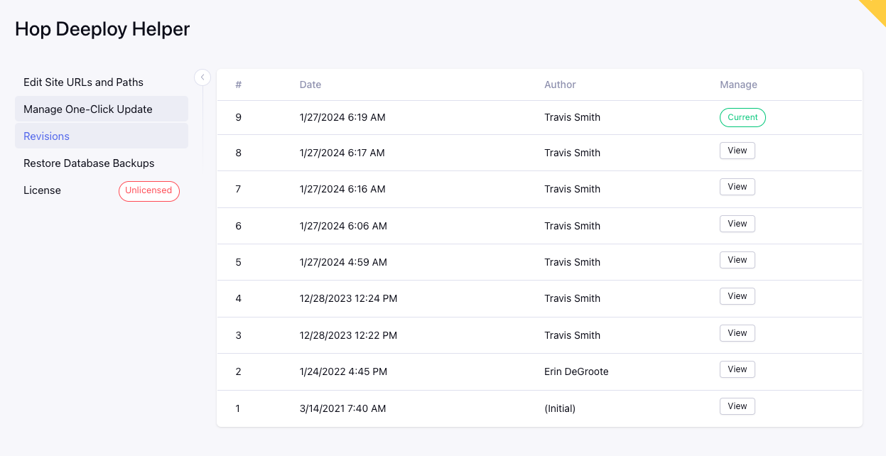 Deeploy Helper Revisions Example